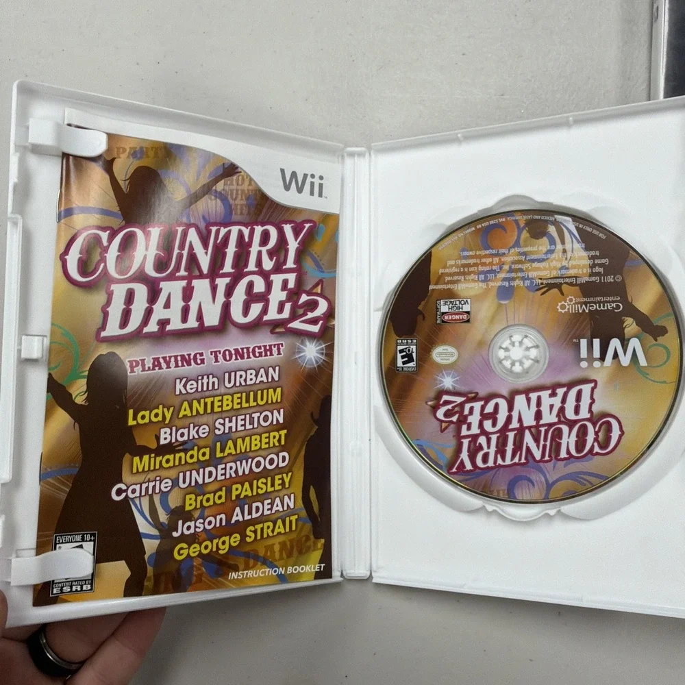 Lot Of 6 Dancing Nintendo Wii Games Just Dance 2,3, Country 1 And 2 And Summer